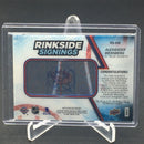 2017 UPPER DECK ICE - RINKSIDE SIGNINGS - A. WENNBERG -