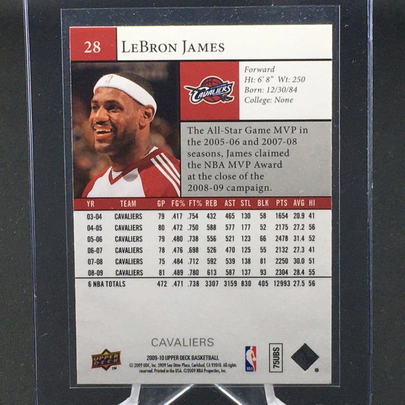 2009 UPPER DECK - L. JAMES -
