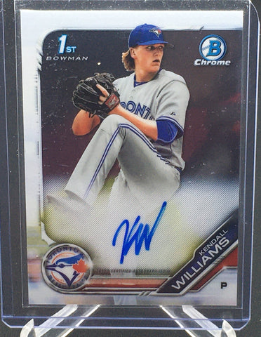 2019 TOPPS BOWMAN CHROME - K. WILLIAMS - #CDA-KW - AUTOGRAPH