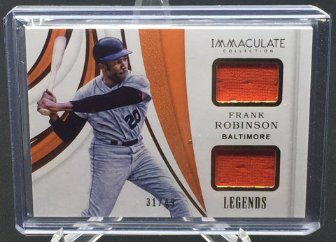 2019 PANINI IMMACULATE COLLECTION - DUAL MATERIALS - F. ROBINSON - #LDM-FR - #'D/49 - JERSEY