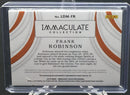 2019 PANINI IMMACULATE COLLECTION - DUAL MATERIALS - F. ROBINSON - #LDM-FR - #'D/49 - JERSEY