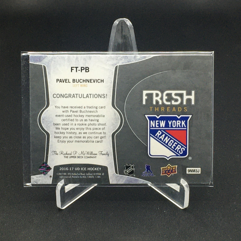 2016 UPPER DECK ICE - FRESH THREADS - SELECT YOUR PLAYER - RELIC