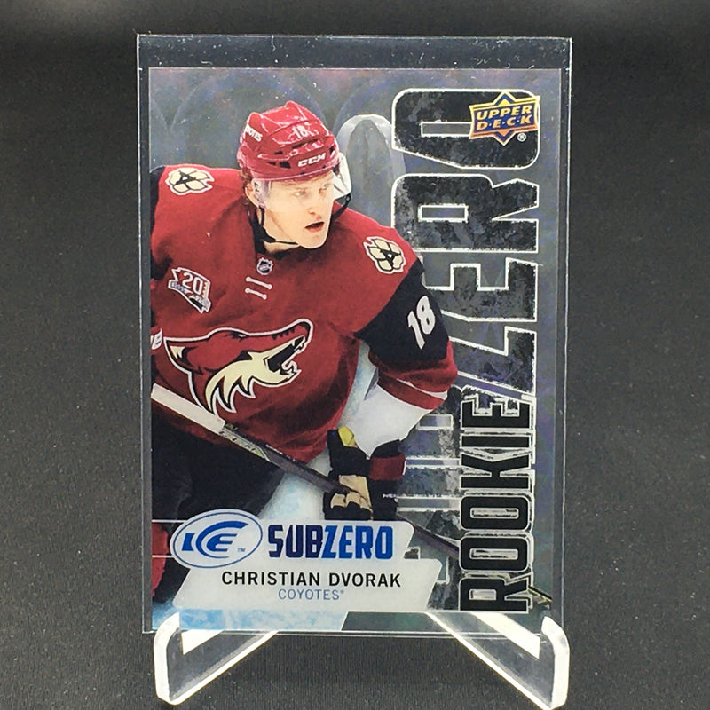 2016 UPPER DECK ICE - SUBZERO ROOKIE - C. DVORAK -