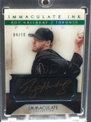 2014 PANINI IMMACULATE COLLECTION - R. HALLADAY - #11 - #'D/10 - AUTOGRAPH