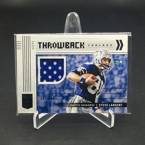 2021 PANINI DONRUSS ELITE - THROWBACK THREADS - S. LARGENT - #TT9 - #'D/299 - RELIC