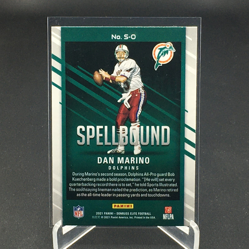 2021 PANINI DONRUSS ELITE - SPELLBOUND - D. MARINO -