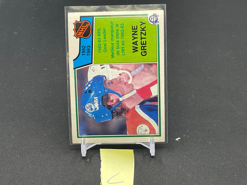 1983 O-PEE-CHEE - NHL GOAL LEADER - W. GRETZKY -