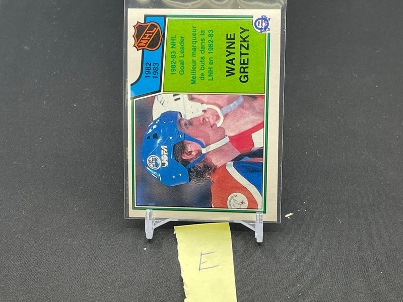 1983 O-PEE-CHEE - NHL GOAL LEADER - W. GRETZKY -