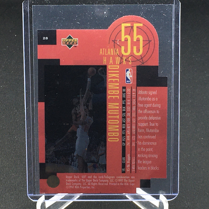 1997 UPPER DECK - STAR FOCUS - D. MUTOMBO -