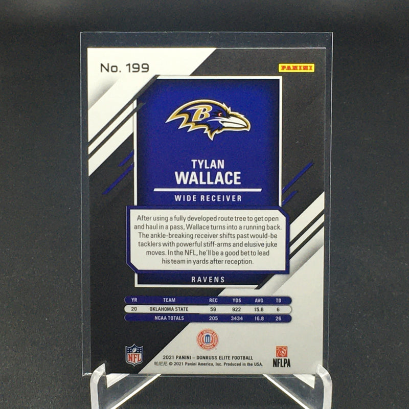2021 PANINI DONRUSS ELITE - T. WALLACE - #199 - #'D/999 - RC