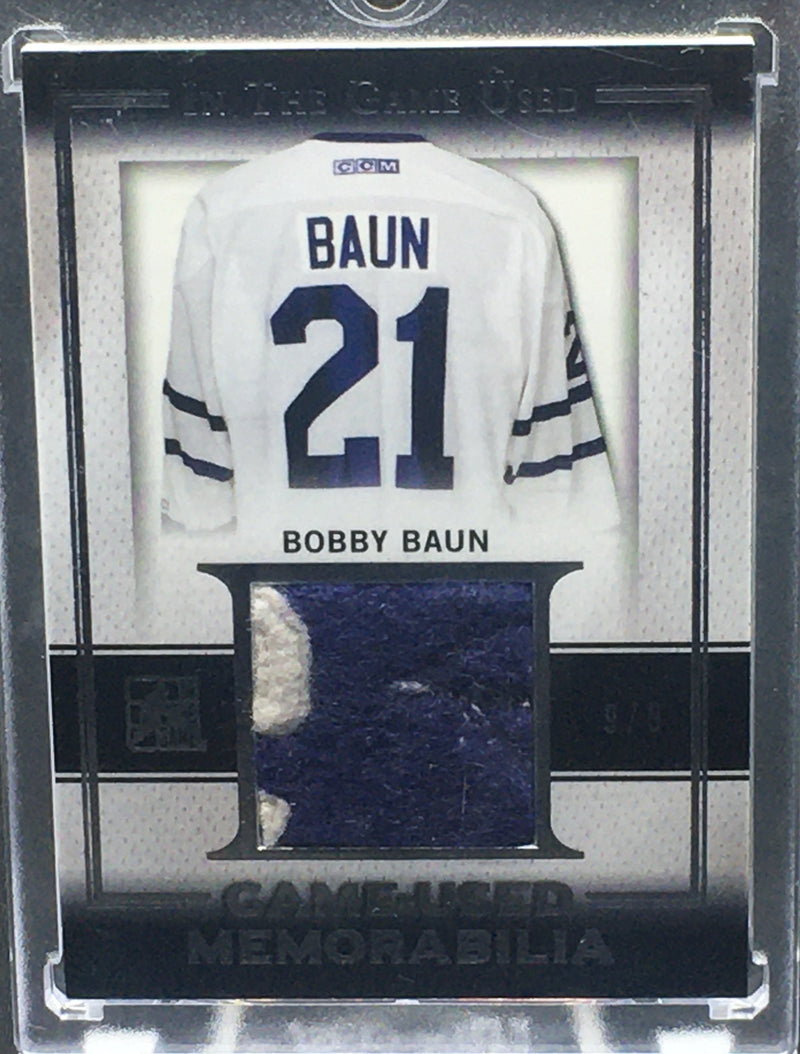 2016 LEAF IN THE GAME - B. BAUN - #GUP-02 - #D'/9 - PATCH