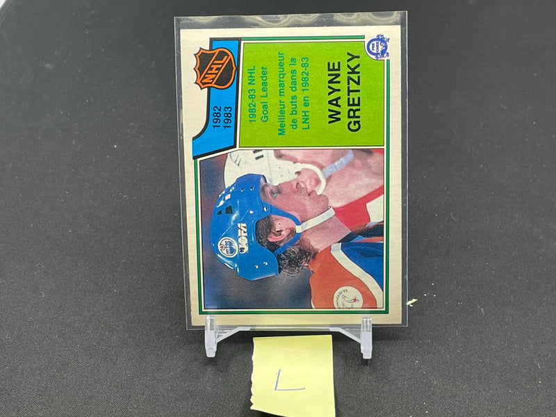 1983 O-PEE-CHEE - NHL GOAL LEADER - W. GRETZKY -