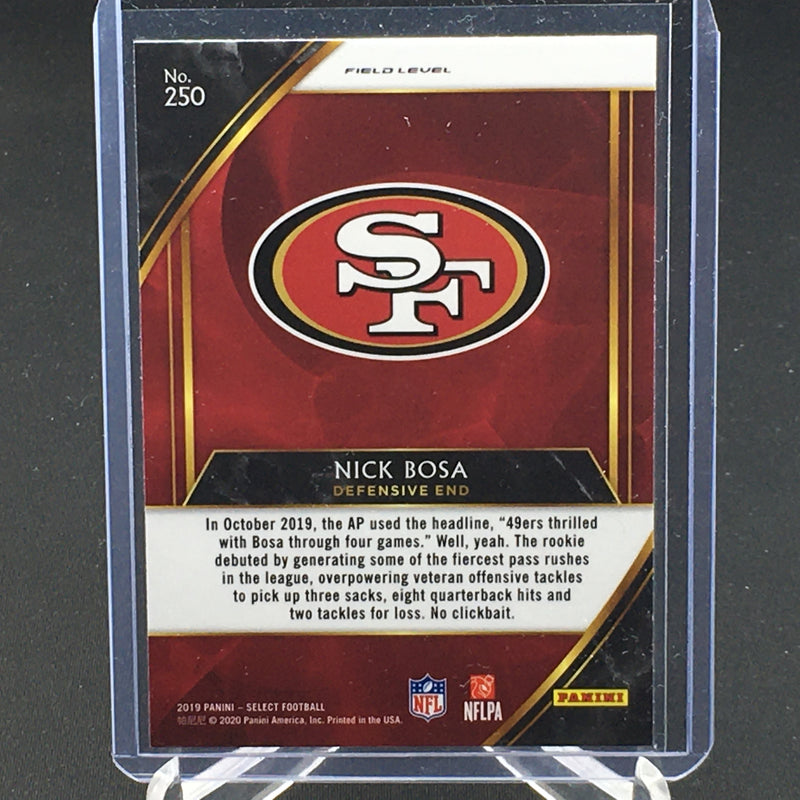 2019 PANINI SELECT - FIELD LEVEL - N. BOSA -