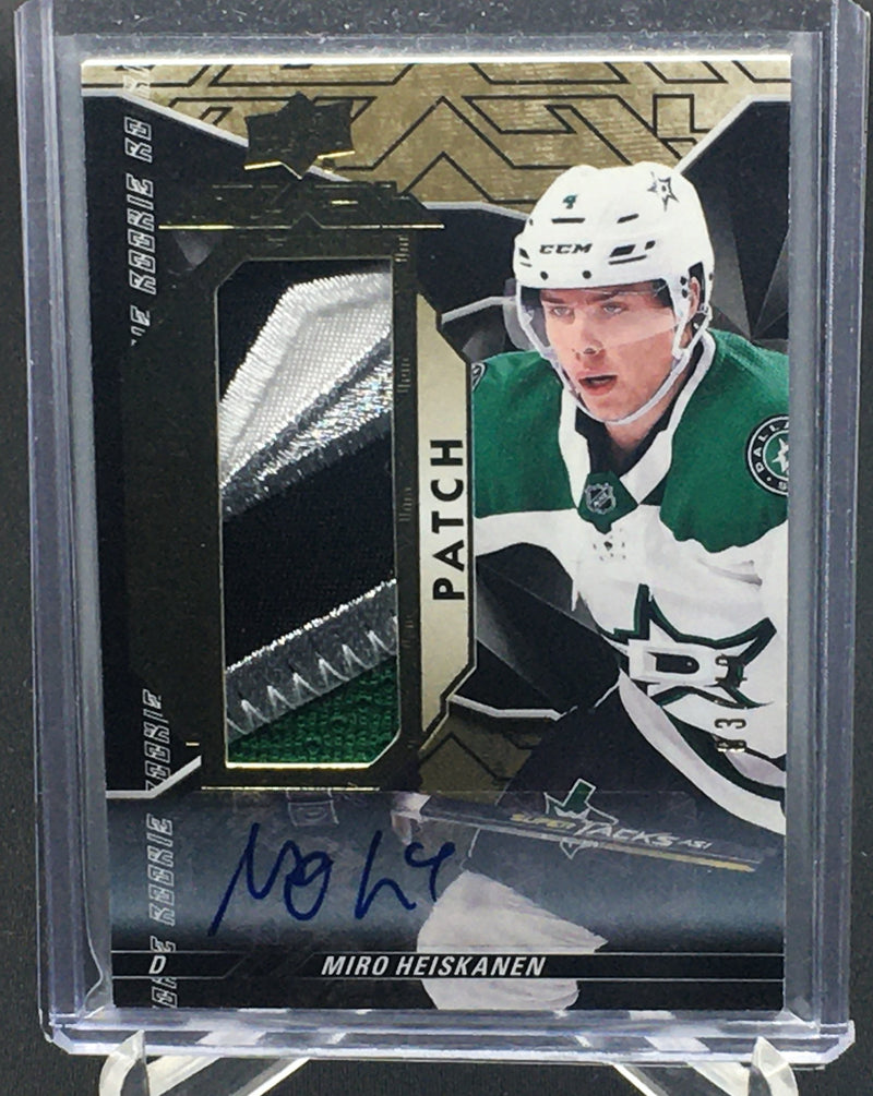 2018 UPPER DECK BLACK - M. HEISKANEN - #RT-MH - #'D/40 - AUTOGRAPH -RC