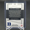 2019 PANINI THE NATIONAL - Z. WILLIAMSON -