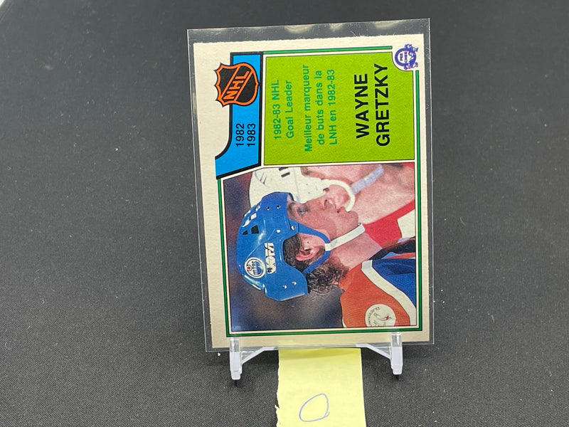 1983 O-PEE-CHEE - NHL GOAL LEADER - W. GRETZKY -