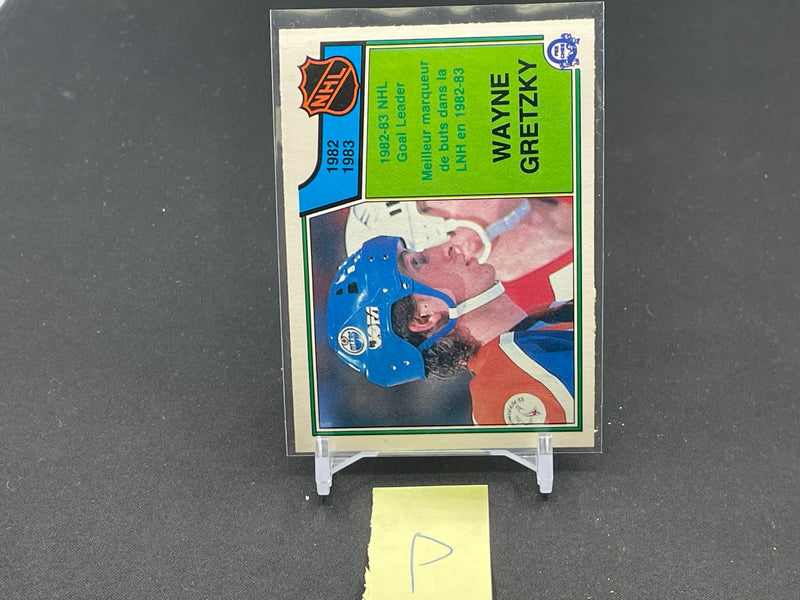 1983 O-PEE-CHEE - NHL GOAL LEADER - W. GRETZKY -