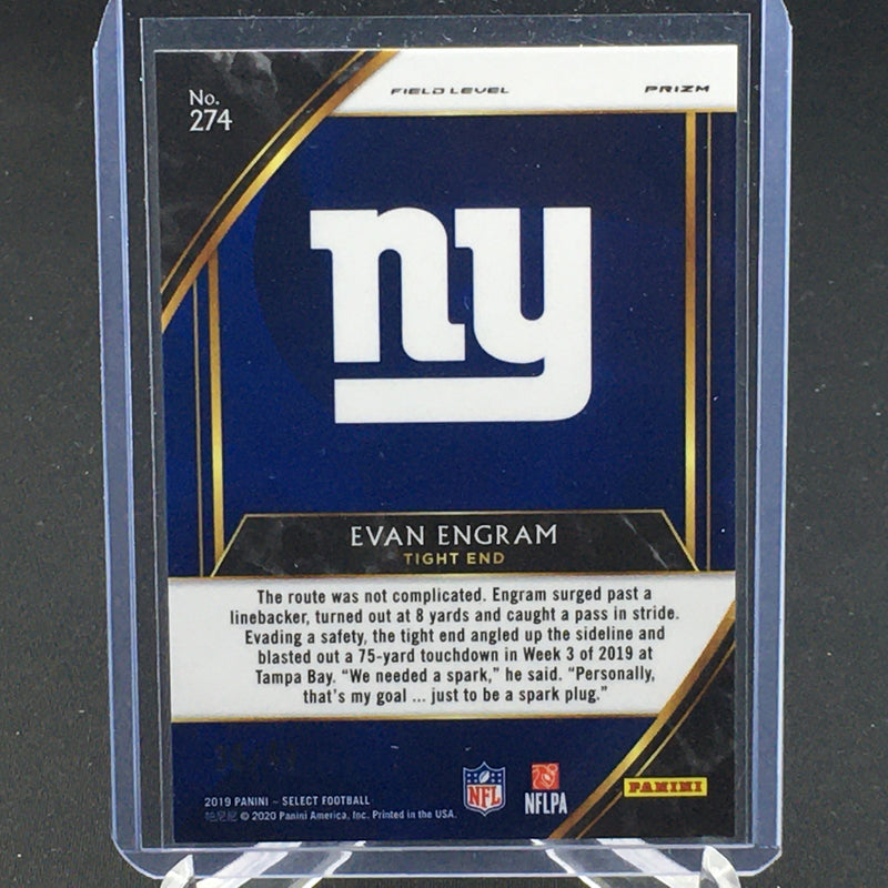 2019 PANINI SELECT - FIELD LEVEL - RED PRIZM - E. ENGRAM - #274 - #'D/49