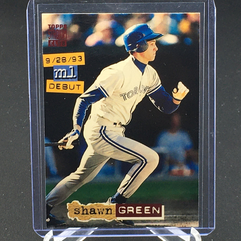 1994 TOPPS STADIUM CLUB - DEBUT - S. GREEN -