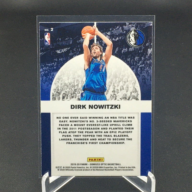 2019 PANINI DONRUSS OPTIC - WINNER STAYS - D. NOWITZKI -