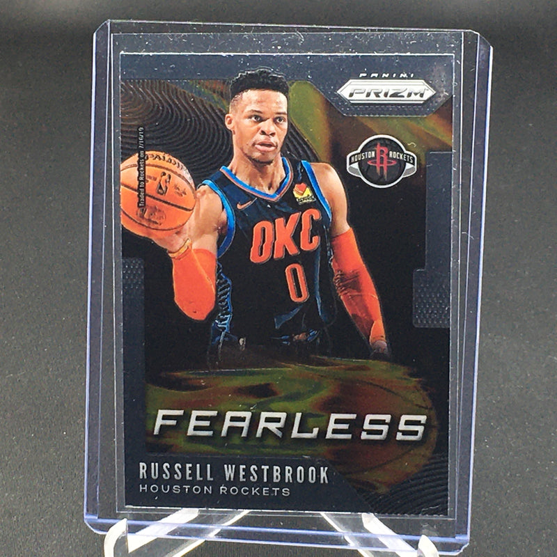 2019 PANINI PRIZM - FEARLESS - R. WESTBROOK -
