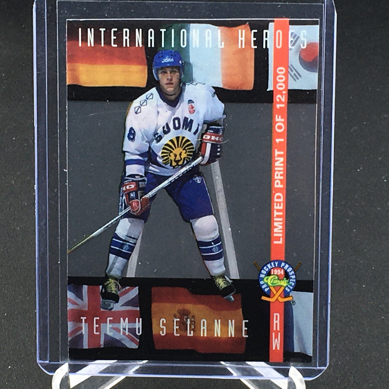 1994 CLASSIC HOCKEY PROSPECTS - INTERNATIONAL HEROES - T. SELANNE - #LP23 - #'D/12000