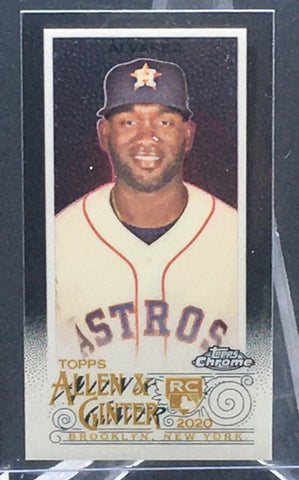 2020 TOPPS CHROME ALLEN & GINTER  - #118 - Y. ALVAREZ - MINI
