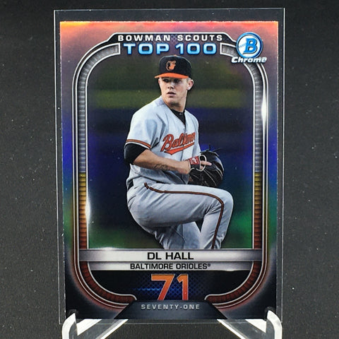 2021 TOPPS BOWMAN CHROME - BOWMAN SCOUTS TOP 100 - D. HALL - #BTP-71