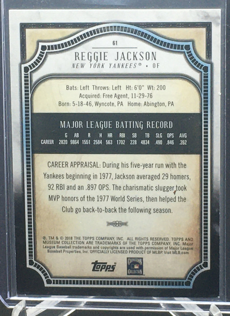 2018 TOPPS MUSEUM - R. JACKSON -