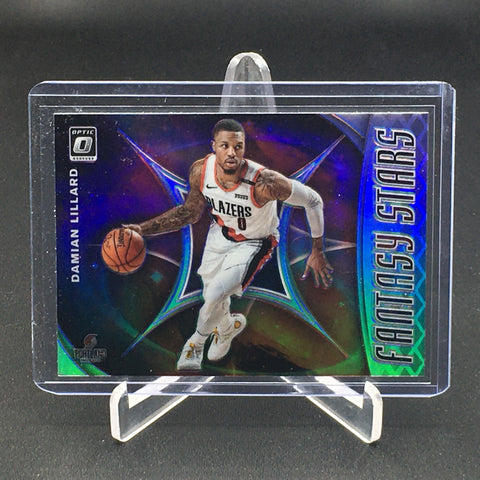 2019 PANINI DONRUSS OPTIC - PRIZM - FANTASY STARS - D. LILLARD - #9