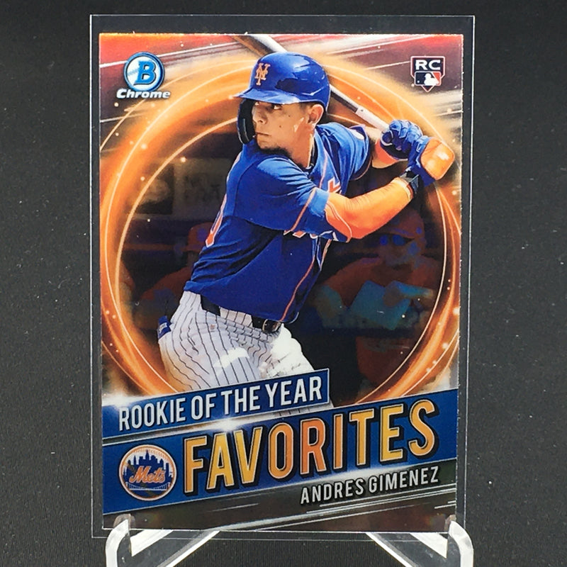 2021 TOPPS BOWMAN CHROME - ROOKIE OF THE YEAR - A. GIMENEZ -
