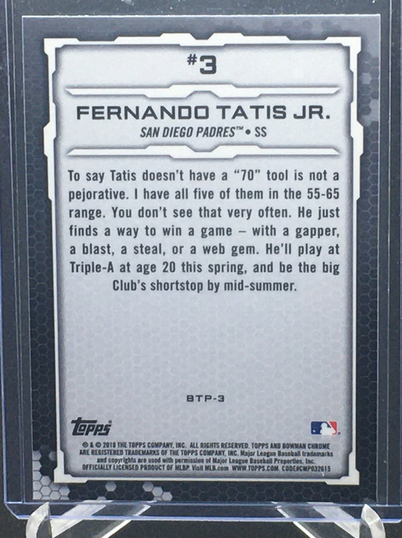 2019 TOPPS BOWMAN CHROME - TOPPS 100 - F. TATIS JR. -