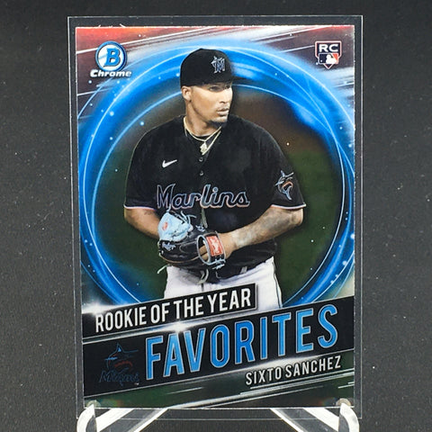 2021 TOPPS BOWMAN CHROME - ROOKIE OF THE YEAR - S. SANCHEZ - #RRY-SS - RC