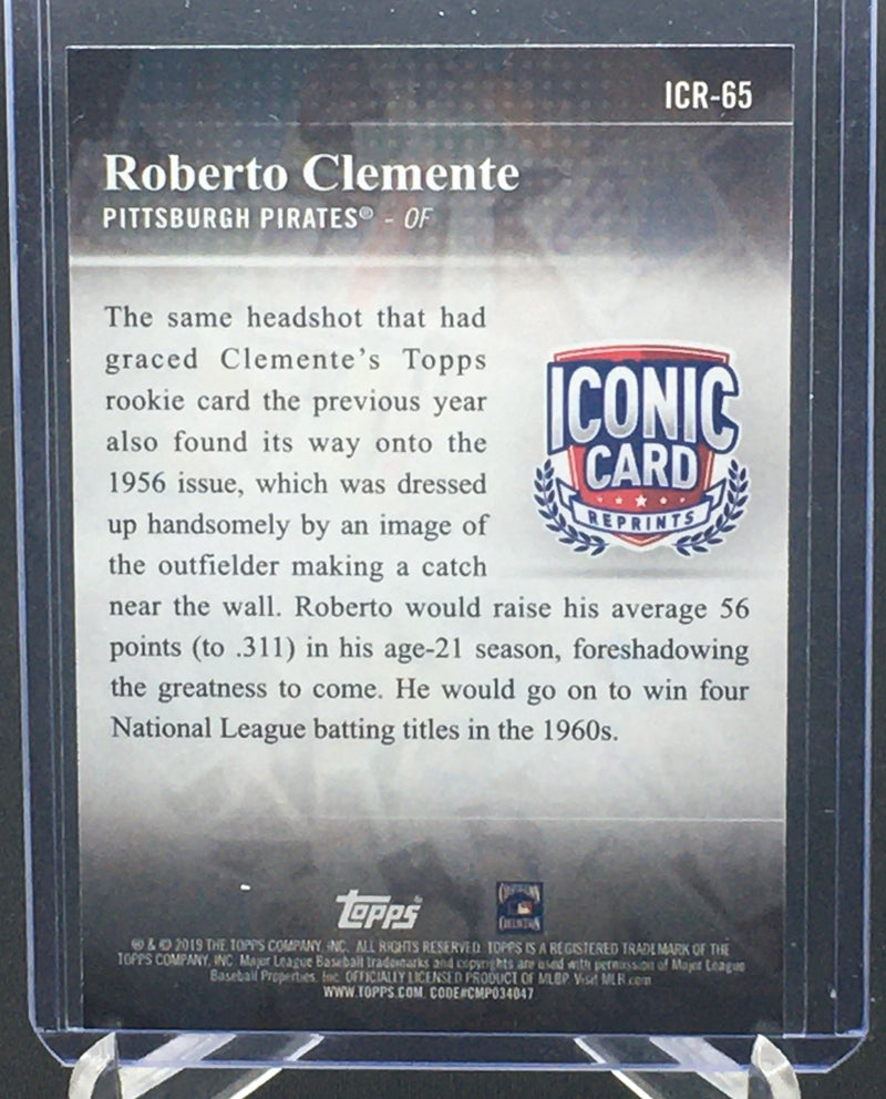 2019 TOPPS - ICONIC CARD - R. CLEMENTE -
