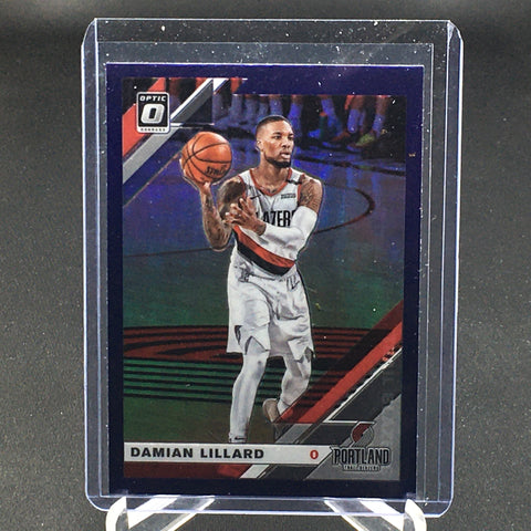 2019 PANINI DONRUSS OPTIC - PURPLE PRIZM - D. LILLARD - #7