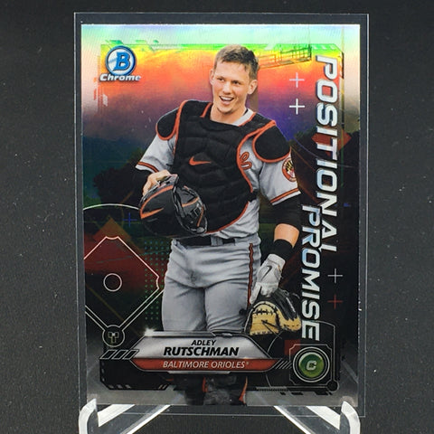 2021 TOPPS BOWMAN CHROME - POSITIONAL PROMISE - A. RUTSCHMAN - #POS-AR