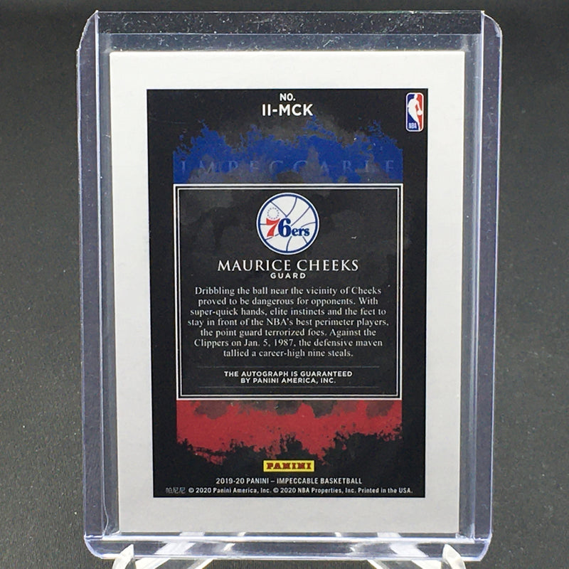2019 PANINI IMPECCABLE - INDELIBLE INK - M. CHEEKS - #II-MCK - #'D/99 - AUTOGRAPH