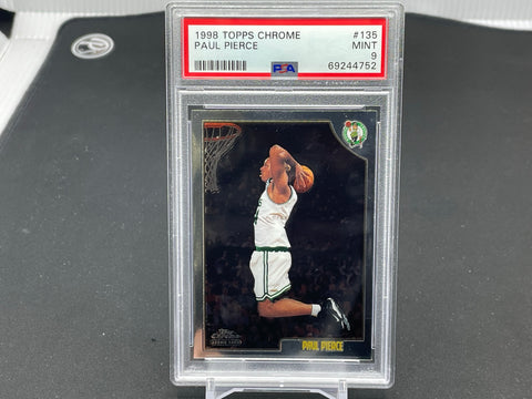1998 TOPPS CHROME - P. PIERCE - #135 - PSA 9 - RC