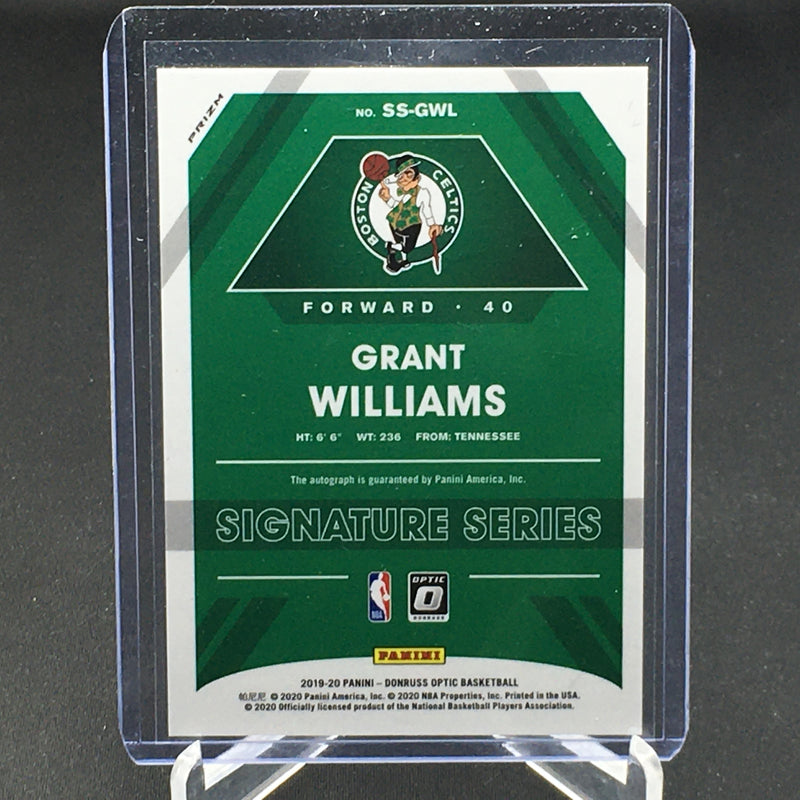 2019 PANINI DONRUSS OPTIC - SIGNATURE SERIES - G. WILLIAMS -