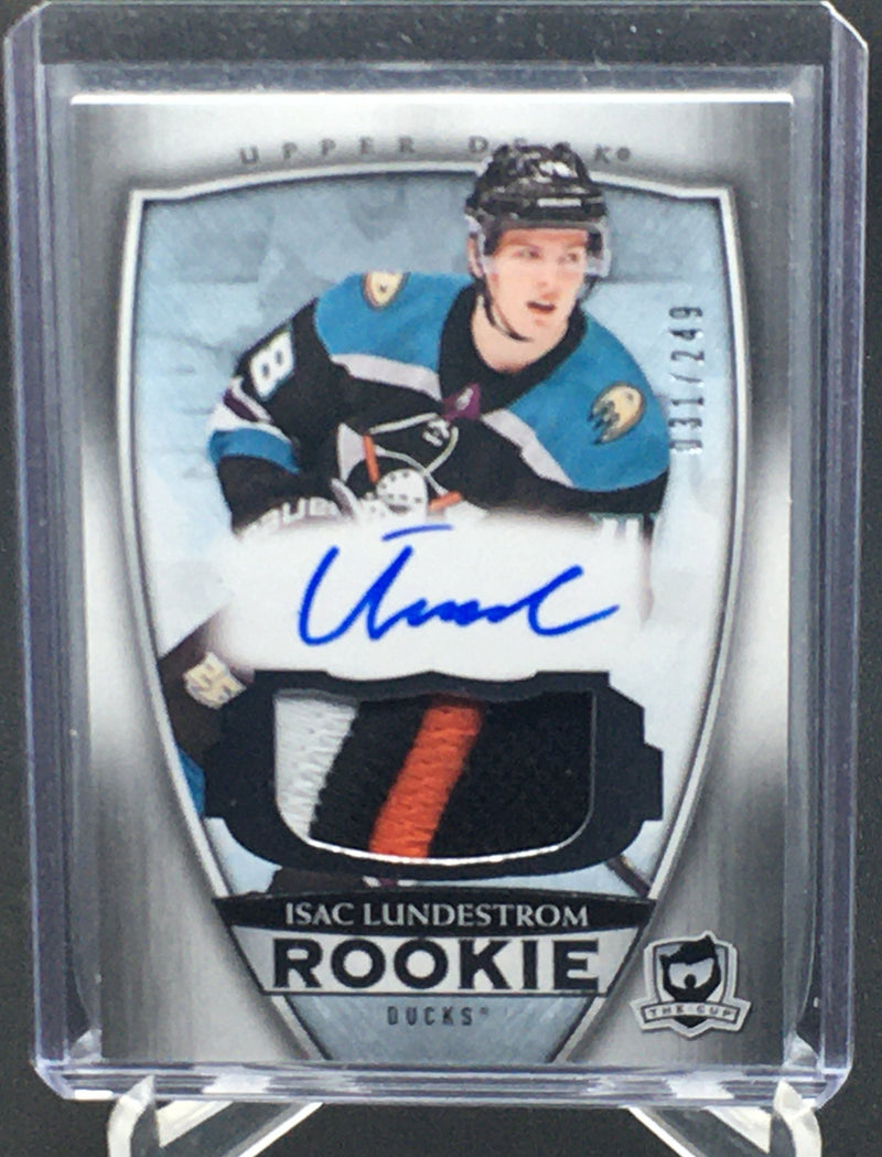 2018 UPPER DECK THE CUP - ROOKIE - I. LUNDESTROM - #111 - #'D/249 - AUTO/PATCH