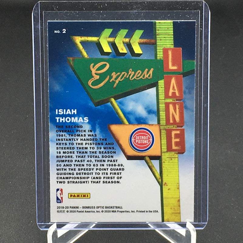 2019 PANINI DONRUSS OPTIC - EXPRESS LANE - I. THOMAS -