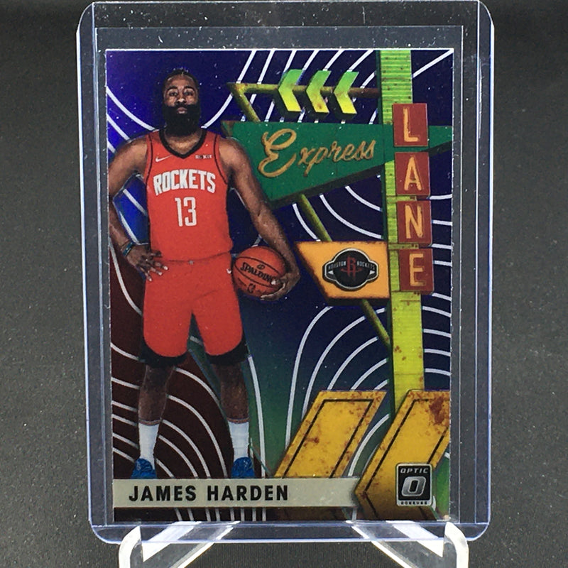 2019 PANINI DONRUSS OPTIC - EXPRESS LANE - PURPLE PRIZM - J. HARDEN -