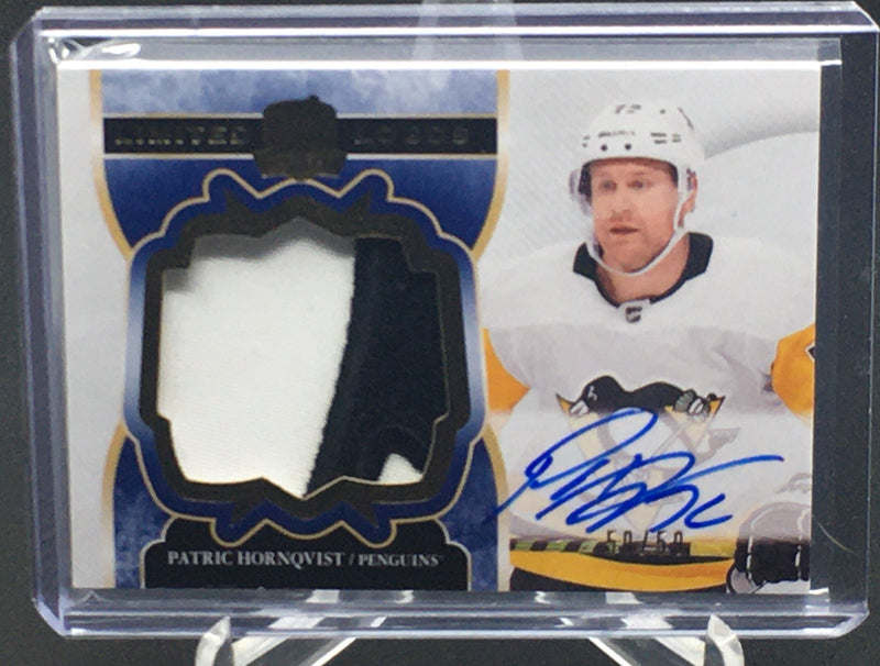 2017 UPPER DECK THE CUP - LIMITED LOGOS - P. HORNQVIST - #LL-PH - #'D/50 - AUTO/PATCH