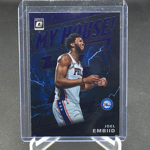 2019 PANINI DONRUSS OPTIC - PURPLE PRIZM - MY HOUSE - J. EMBIID - #4