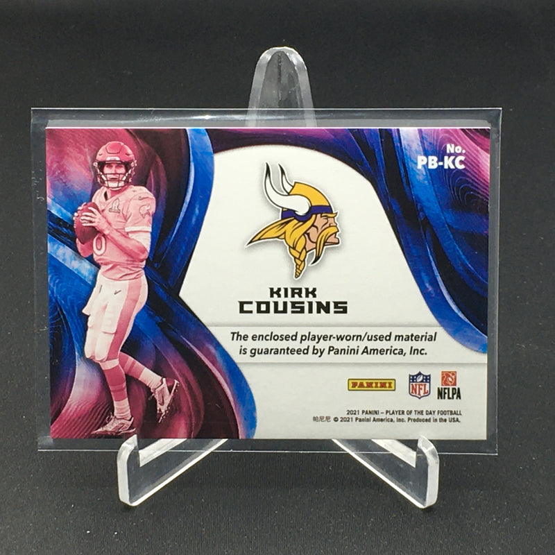 2021 PANINI PLAYER OF THE DAY - K. COUSINS - #PB-KC - #'D/99 - RELIC