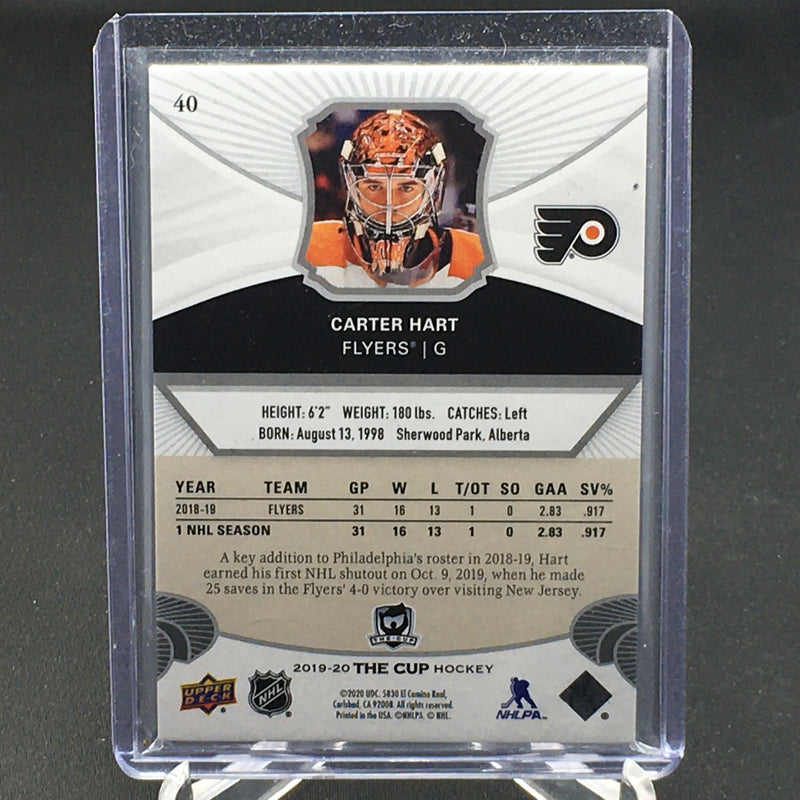 2019 UPPER DECK THE CUP - C. HART - #40 - #'D/249
