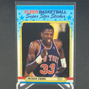 1988 FLEER BASKETBALL - SUPER STAR STICKER - P. EWING -