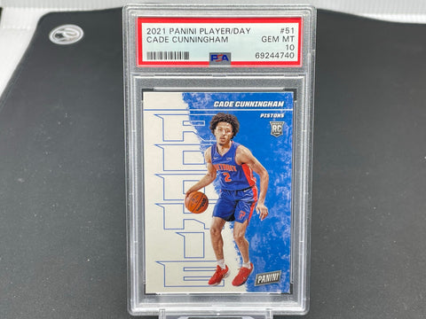 2021 PANINI PLAYER OF THE DAY - C. CUNNINGHAM - #51 - PSA 10 - RC