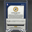 2019 PANINI HOOPS PREMIUM STOCK - YELLOW FLASH PRIZM - A. HOLIDAY - #74 - #'D/10