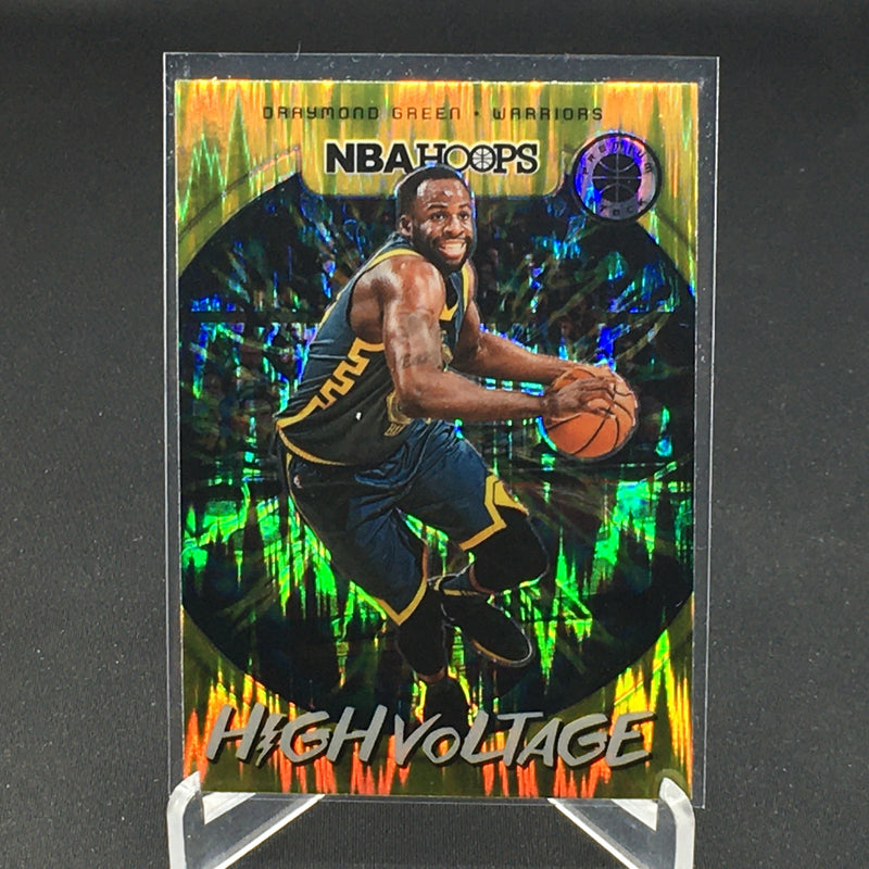 2019 PANINI HOOPS PREMIUM STOCK - YELLOW FLASH PRIZM - HIGH VOLTAGE - D. GREEN -